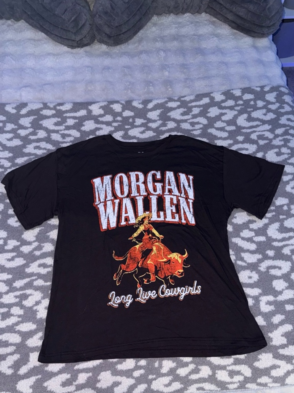 Morgan Wallen Brown 'Long Live Cowgirls' Tee size 2XL